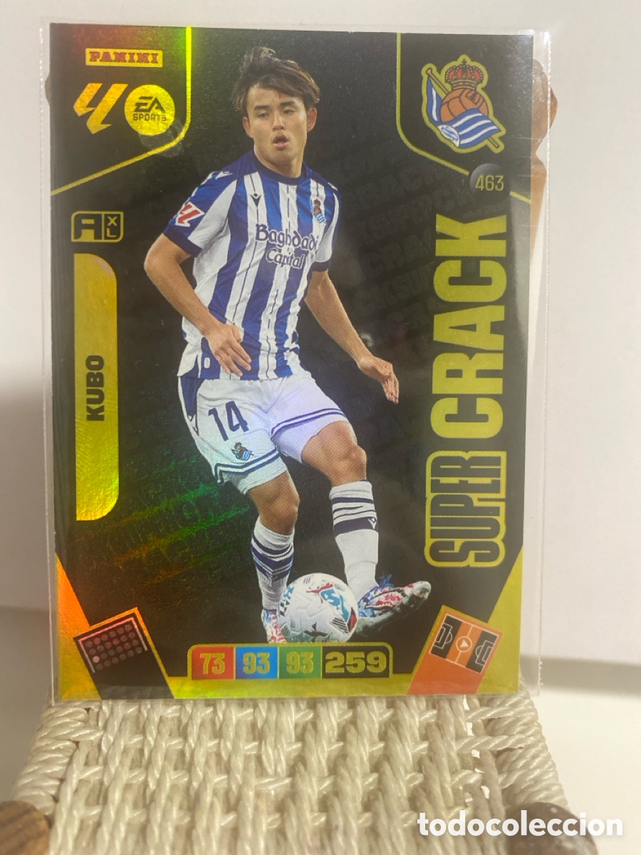 Cromos de F&uacute;tbol: Takefusa Kubo - Panini Adrenalyn XL La Liga 2025/26 #463 &rdquo;Super Crack&rdquo;.