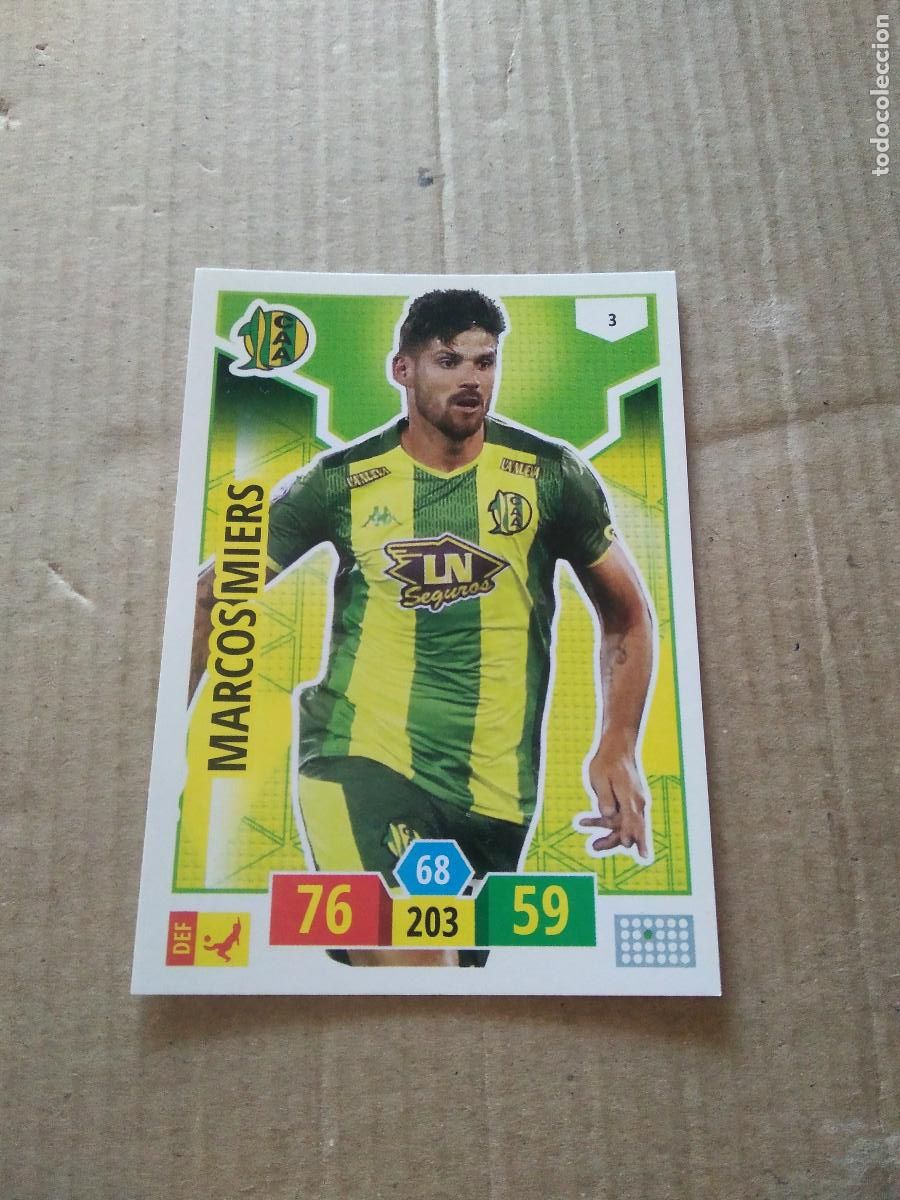 Cromos de F&uacute;tbol: 3 MARCOS MIERS ALDOSIVI CROMO FUTBOL ARGENTINO PANINI LIGA ARGENTINA 2020 ADRENALYN
