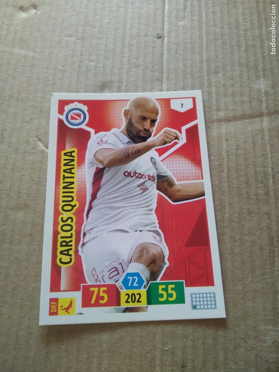 Cromos de Futebol: 7 CARLOS QUINTANA ARGENTINOS JUNIORS CROMO FUTBOL ARGENTINO PANINI LIGA ARGENTINA 2020 ADRENALYN