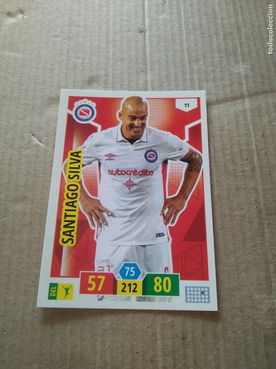 Cartes &agrave; collectionner de Football: 11 SANTIAGO SILVA ARGENTINOS JUNIORS CROMO FUTBOL ARGENTINO PANINI LIGA ARGENTINA 2020 ADRENALYN