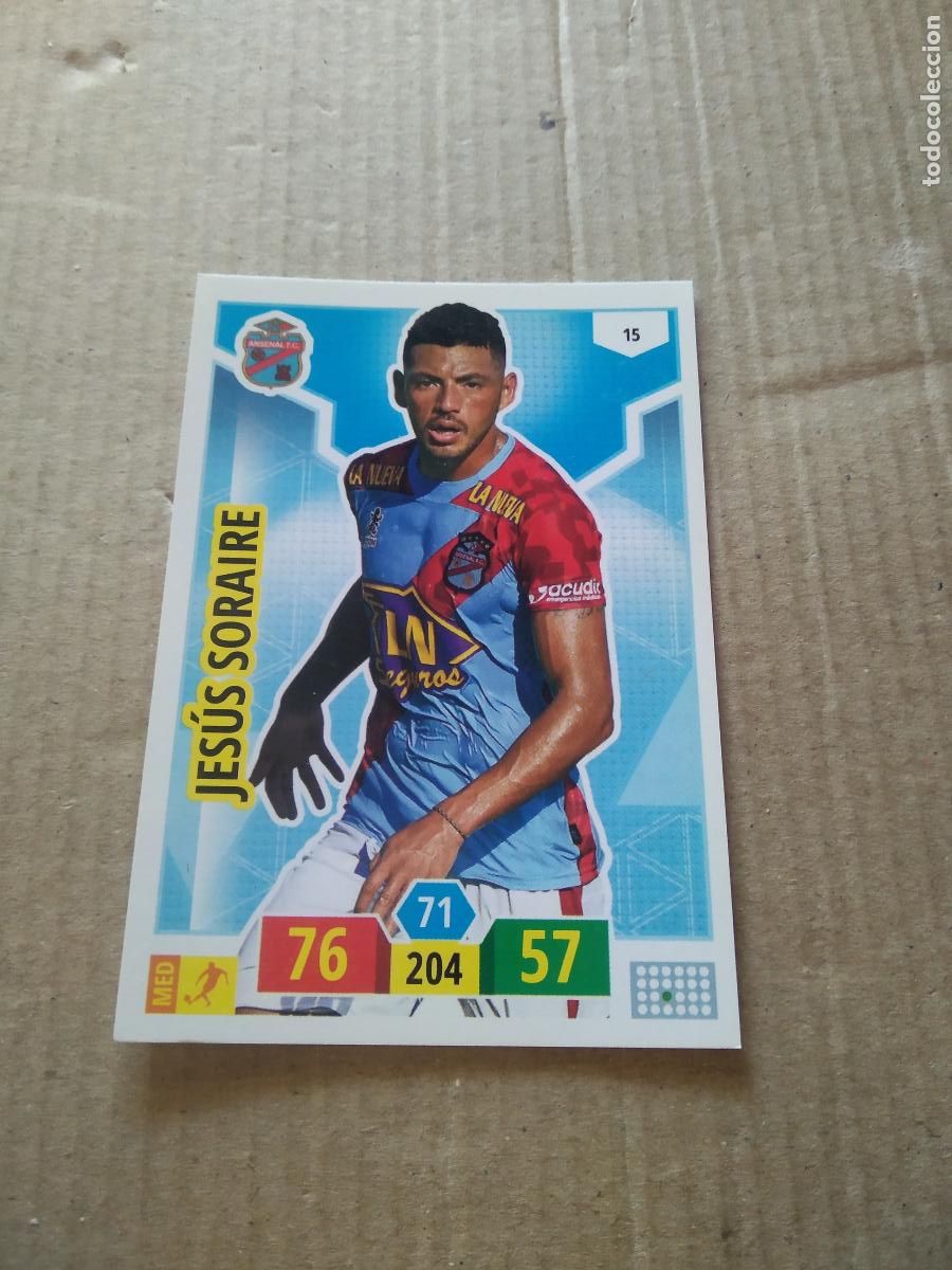 Cartes &agrave; collectionner de Football: 15 JESUS SORAIRE ARSENAL CROMO FUTBOL ARGENTINO PANINI LIGA ARGENTINA 2020 ADRENALYN