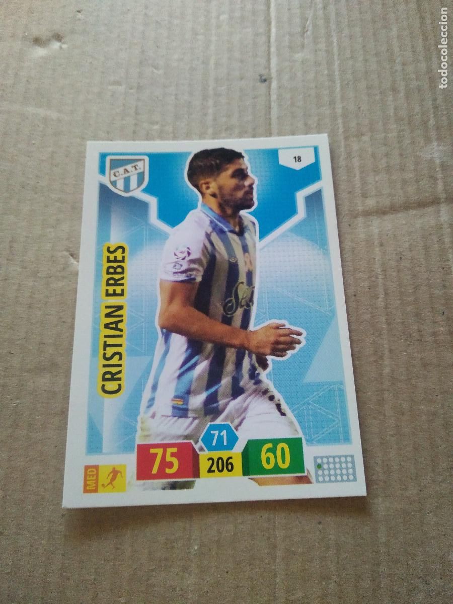 Cromos de F&uacute;tbol: 18 CRISTIAN ERBES ATLETICO TUCUMAN CROMO FUTBOL ARGENTINO PANINI LIGA ARGENTINA 2020 ADRENALYN
