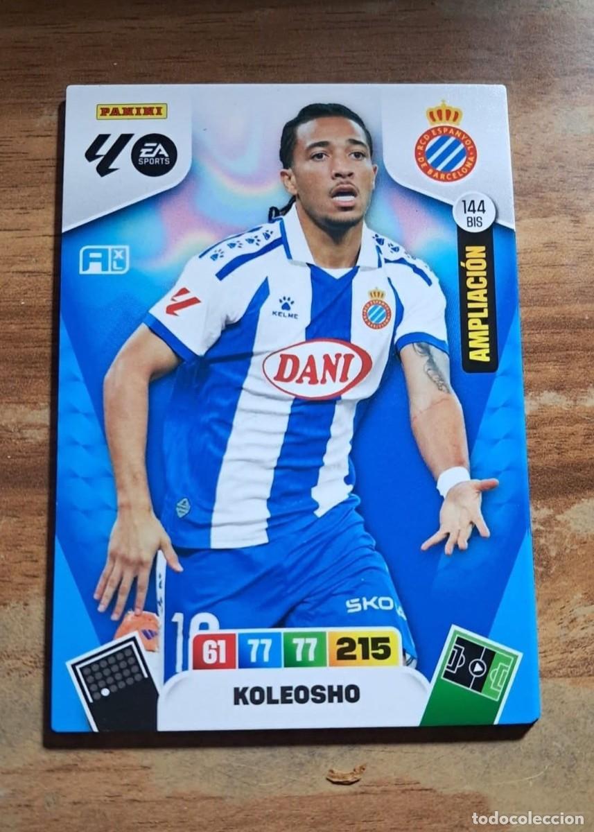 Cromos de F&uacute;tbol: CARD ADRENALYN TEMPORADA 25/26: ACTUALIZACI&Oacute;N KOLEOSHO, N&deg; 144 BIS