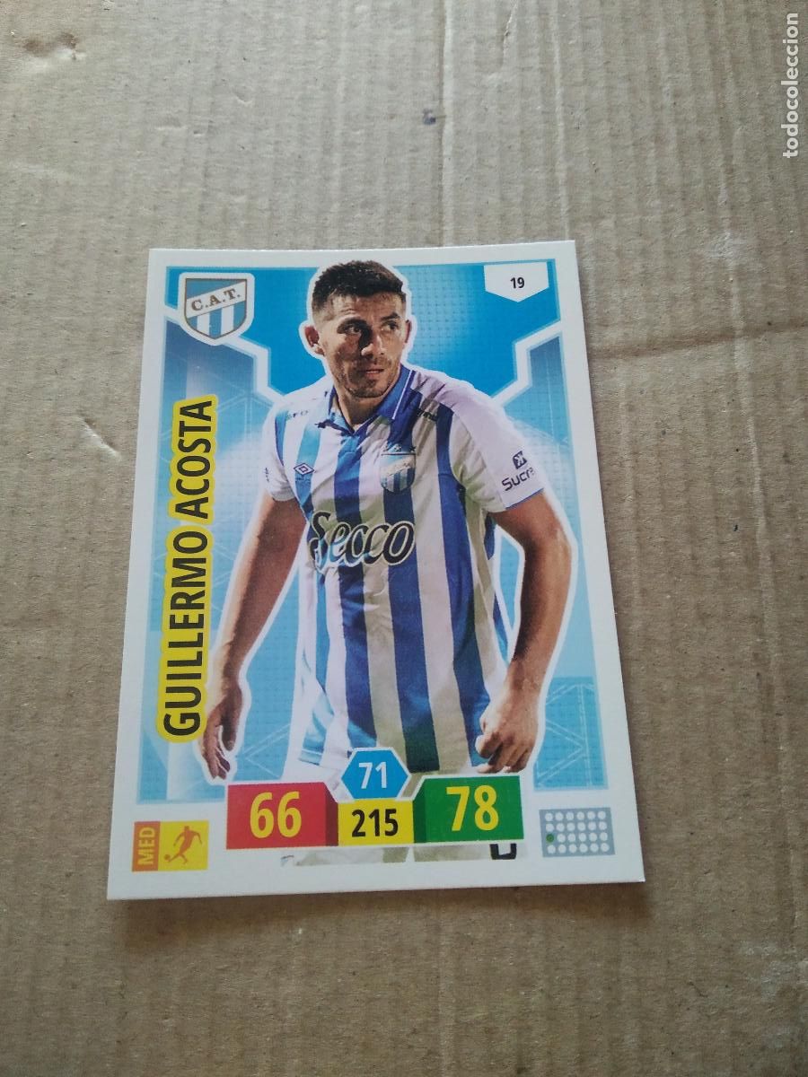 Cromos de F&uacute;tbol: 19 GUILLERMO ACOSTA ATLETICO TUCUMAN CROMO FUTBOL ARGENTINO PANINI LIGA ARGENTINA 2020 ADRENALYN