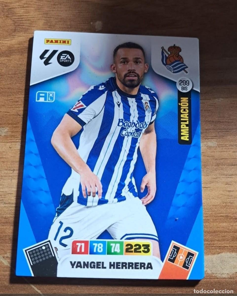 Cromos de F&uacute;tbol: CARD ADRENALYN TEMPORADA 25/26: AMPLIACI&Oacute;N YANGEL HERRERA, N&deg; 299 BIS