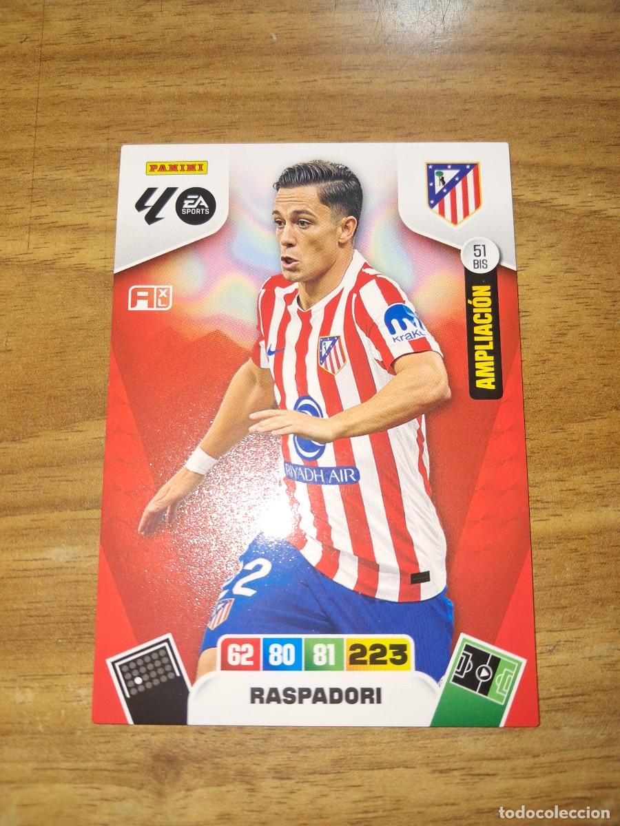 Cromos de F&uacute;tbol: CARD ADRENALYN TEMPORADA 25/26: ACTUALIZACI&Oacute;N RASPADORI, N&deg; 51 BIS