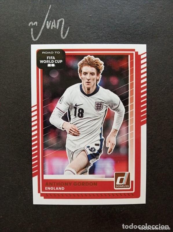 Cromos de F&uacute;tbol: N&ordm; 67 ANTHONY GORDON INGLATERRA BARCELONA ⚽ PANINI &reg; DONRUSS ROAD TO FIFA WORLD CUP 2026 2025 25 26