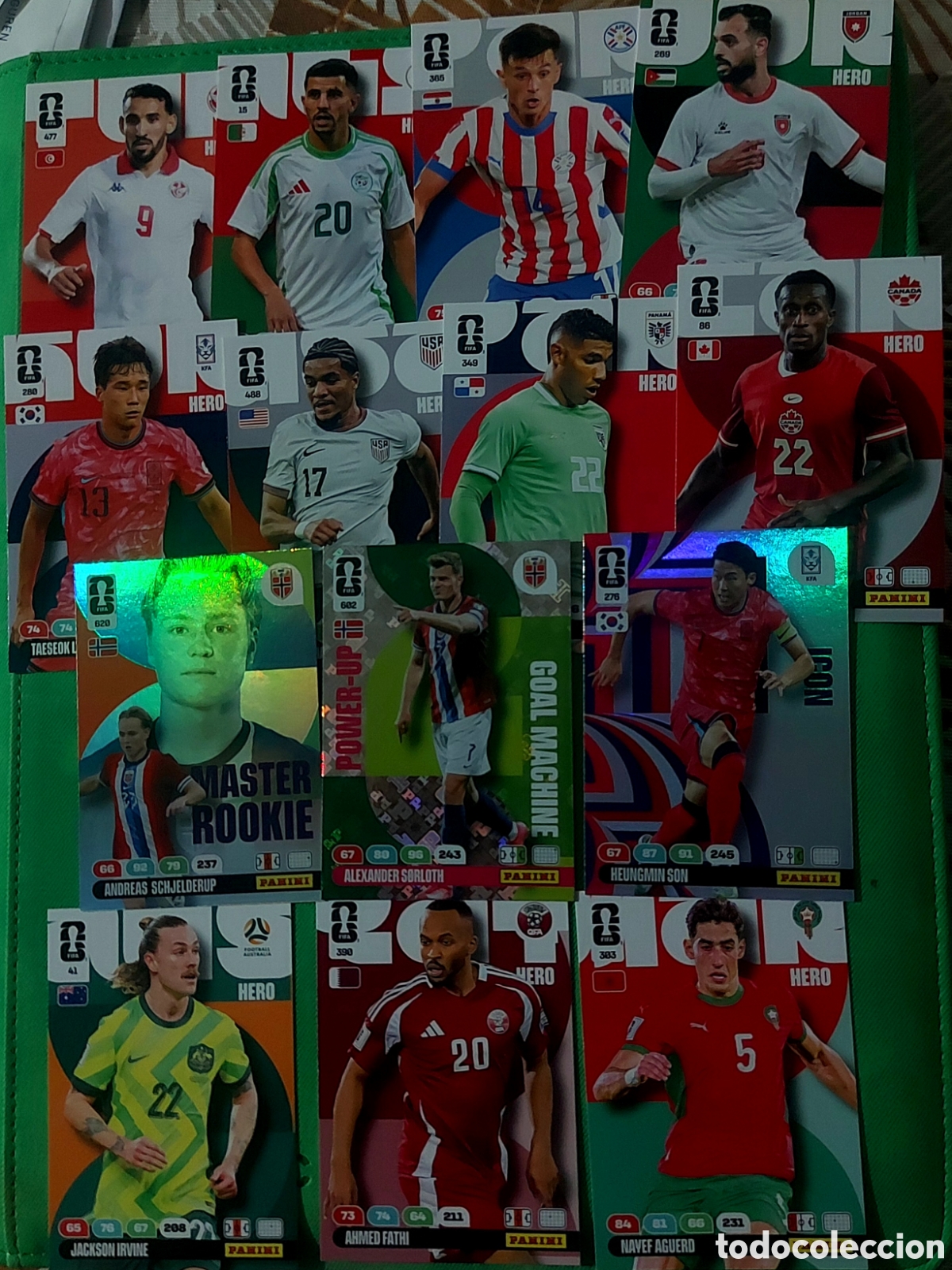 Cromos de F&uacute;tbol: Lote 14 cards Adrenalyn 2026 Mundial
