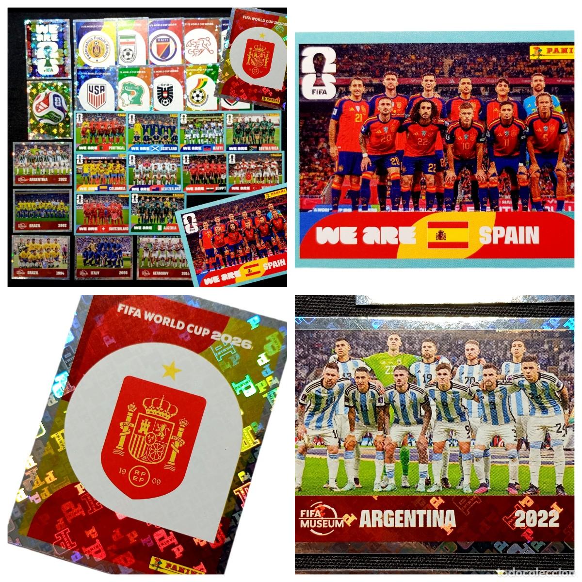Figurine di Calcio: ⚜️ Espa&ntilde;a (2). Precioso lote de 29 stickers Panini World Cup 2026, nuevos de paquete