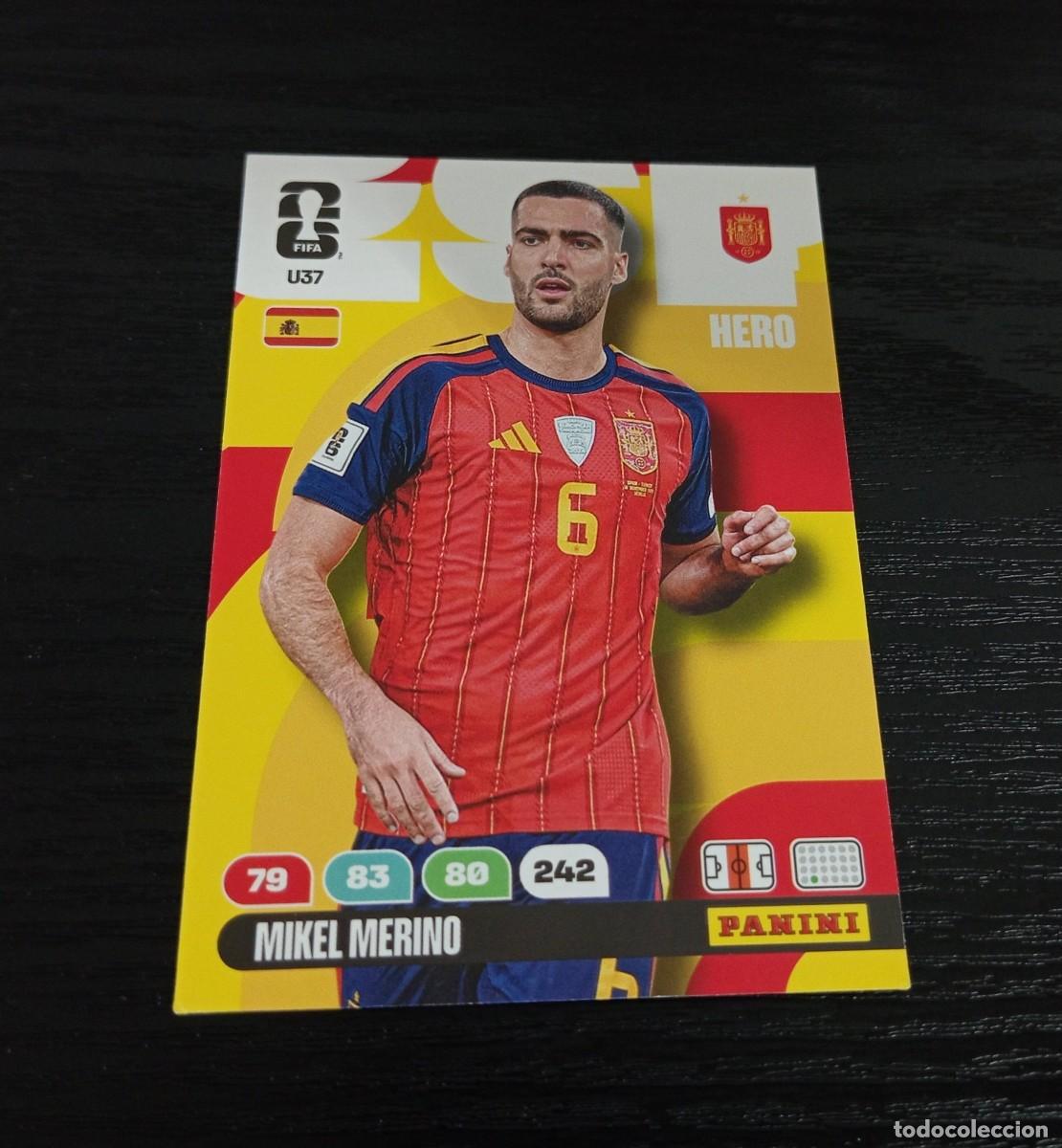 Cromos de F&uacute;tbol: -PANINI ADRENALYN WORLD FIFA CUP MUNDIAL 2026 : U37 MERINO ( ESPA&Ntilde;A ) -- UPDATE --