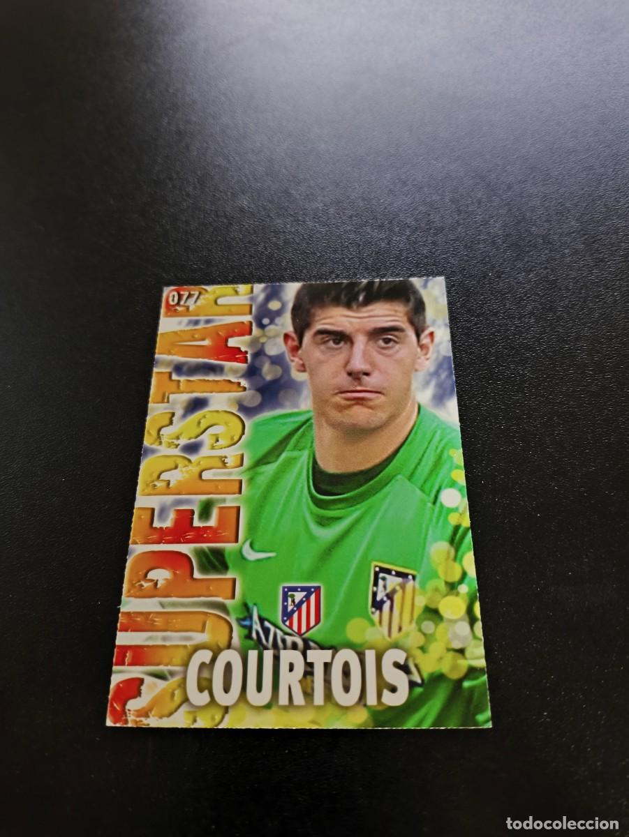 Cromos de F&uacute;tbol: 77 Courtois ATLETICO DE MADRID FONDO MATE MUNDICROMO LIGA 2013 2014 13 14 NO PANINI ESTE
