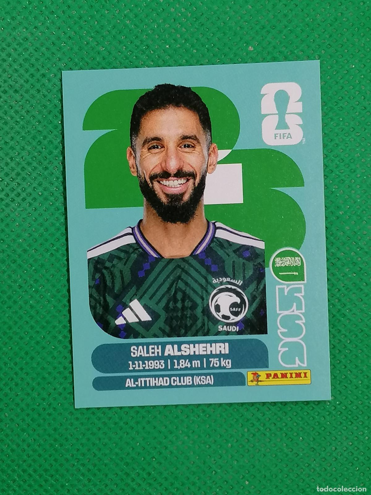 Cromos de F&uacute;tbol: KSA 19 KSA19 SALEH ALSHEHRI ARABIA SAUDI ⚽ PANINI FIFA MUNDIAL WORLD CUP 26 2026 STICKER ⚽