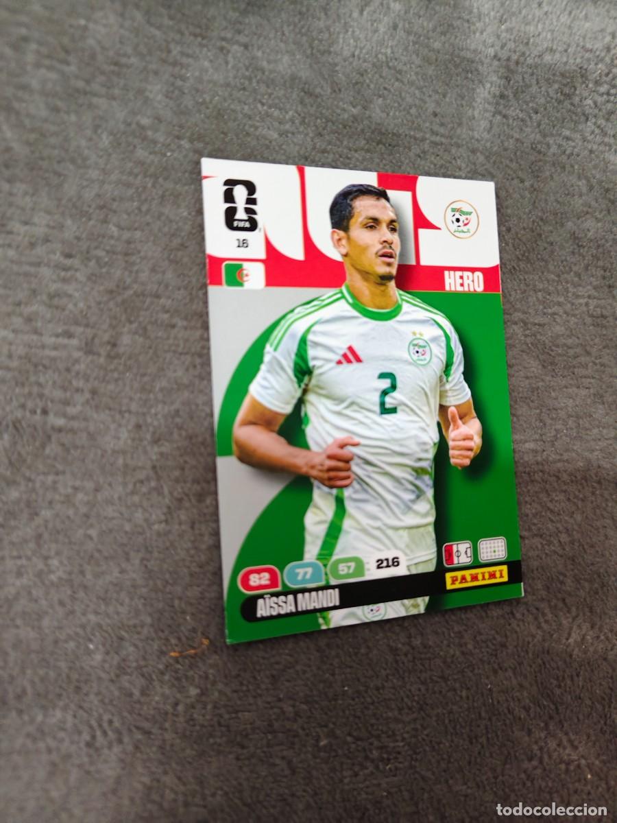 Cromos de F&uacute;tbol: 16 WORLD CUP 2026 A&Iuml;SSA MANDI ARGELIA HERO ADRENALYN MUNDIAL PANINI 26