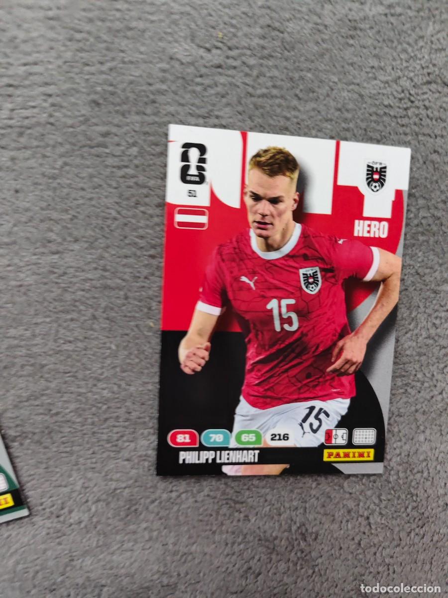 Cromos de F&uacute;tbol: 51 WORLD CUP 2026 PHILIPP LIENHART AUSTRIA HERO ADRENALYN MUNDIAL PANINI 26