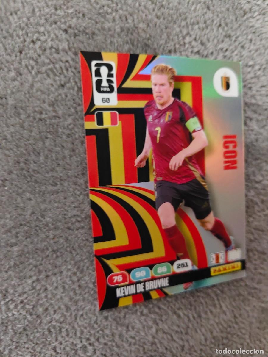 Cromos de F&uacute;tbol: 60 WORLD CUP 2026 KEVIN DE BRUYNE BELGICA ICON ADRENALYN MUNDIAL PANINI 26