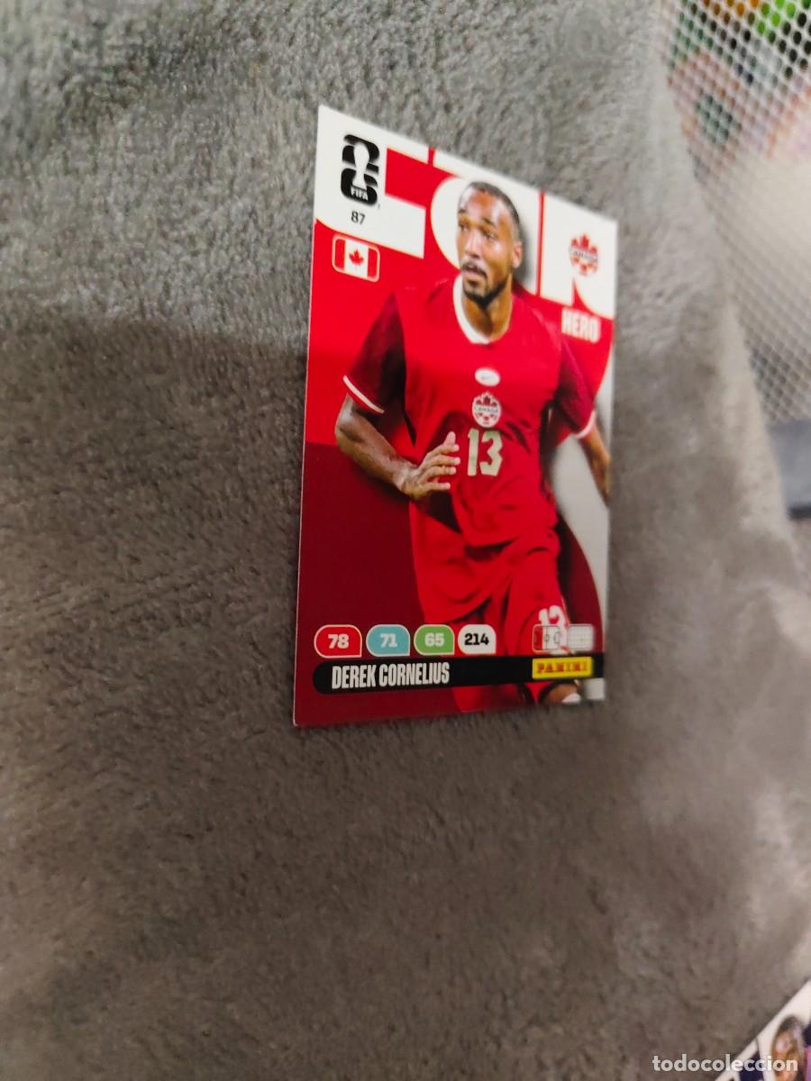 Cromos de F&uacute;tbol: 87 WORLD CUP 2026 DEREK CORNELIUS CANADA HERO ADRENALYN MUNDIAL PANINI 26