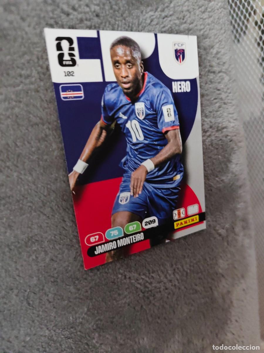 Cromos de F&uacute;tbol: 102 WORLD CUP 2026 JAMIRO MONTEIRO CABO VERDE HERO ADRENALYN MUNDIAL PANINI 26