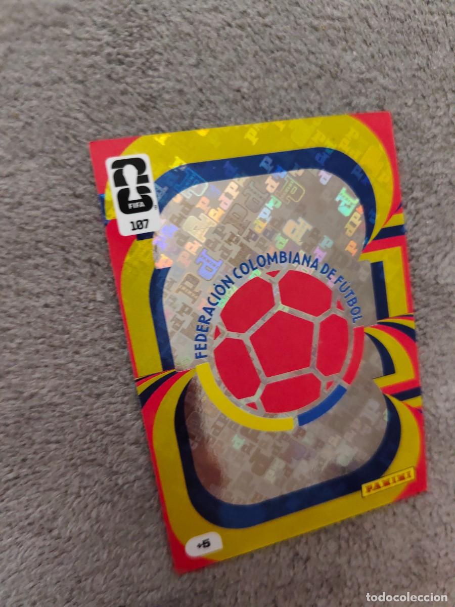 Cromos de F&uacute;tbol: 107 WORLD CUP 2026 TEAM CREST COLOMBIA ESCUDO ADRENALYN MUNDIAL PANINI 26