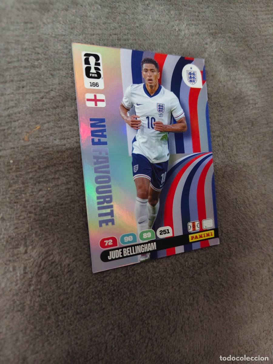 Cromos de F&uacute;tbol: 166 WORLD CUP 2026 JUDE BELLINGHAM INGLATERRA FAN FAVOURITE ADRENALYN MUNDIAL PANINI 26