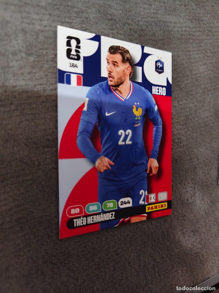 Cromos de F&uacute;tbol: 184 WORLD CUP 2026 TH&Eacute;O HERN&Aacute;NDEZ FRANCIA HERO ADRENALYN MUNDIAL PANINI 26