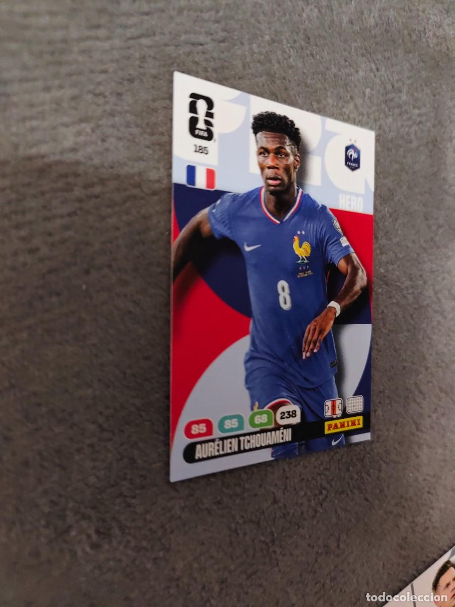 Cromos de F&uacute;tbol: 185 WORLD CUP 2026 AUR&Eacute;LIEN TCHOUAM&Eacute;NI FRANCIA HERO ADRENALYN MUNDIAL PANINI 26