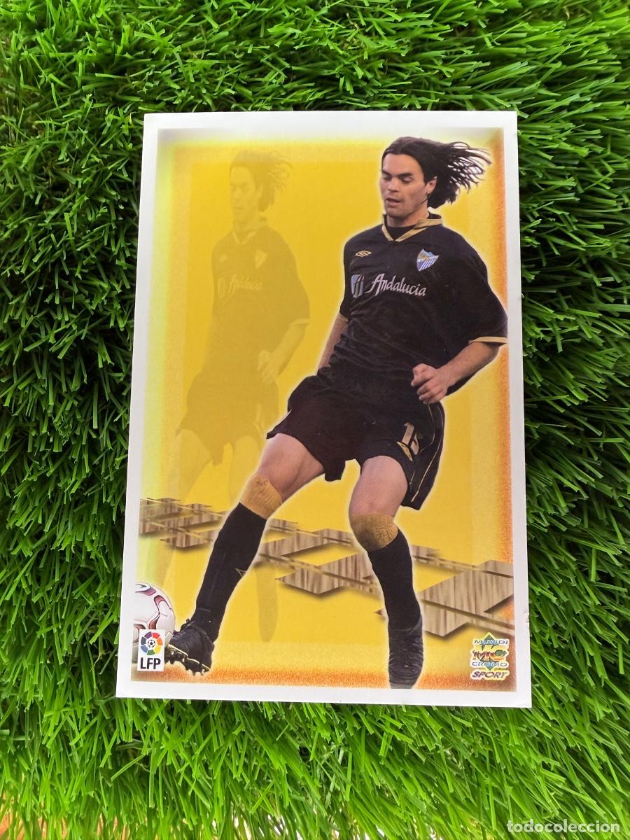 Football Stickers: N&ordm; 86 Manu M&aacute;laga CF Mundicromo Top Liga 03 04