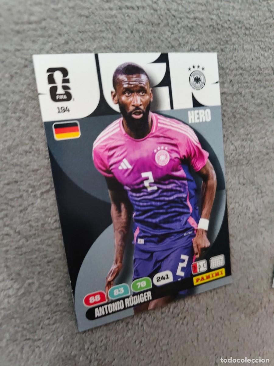 Football Stickers: 194 WORLD CUP 2026 ANTONIO R&Uuml;DIGER ALEMANIA HERO ADRENALYN MUNDIAL PANINI 26