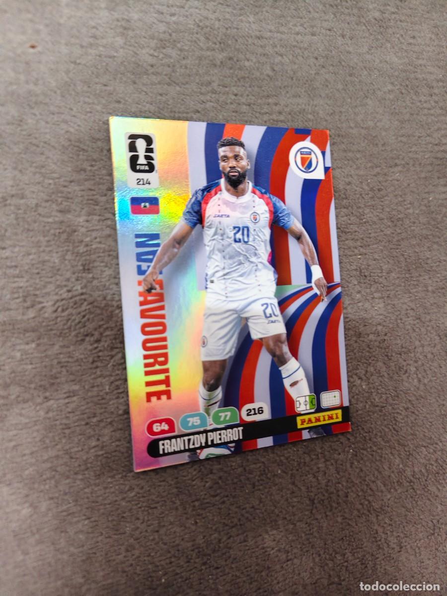 Cromos de F&uacute;tbol: 214 WORLD CUP 2026 FRANTZDY PIERROT HAITI FAN FAVOURITE ADRENALYN MUNDIAL PANINI 26