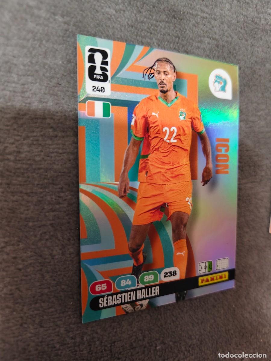 Cromos de F&uacute;tbol: 240 WORLD CUP 2026 S&Eacute;BASTIEN HALLER COSTA DE MARFIL ICON ADRENALYN MUNDIAL PANINI 26