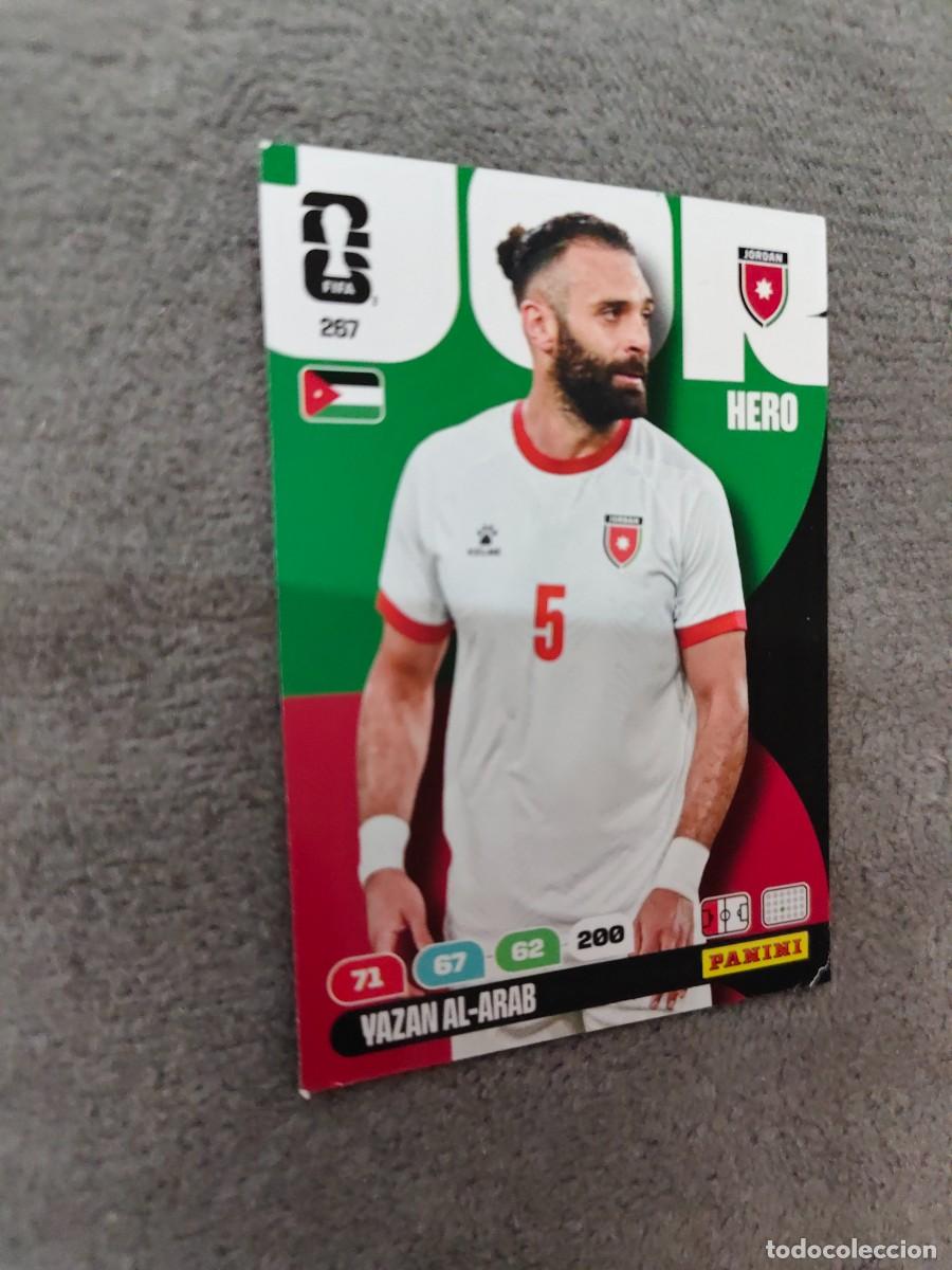 Cromos de F&uacute;tbol: 267 WORLD CUP 2026 YAZAN AL-ARAB JORDANIA HERO ADRENALYN MUNDIAL PANINI 26