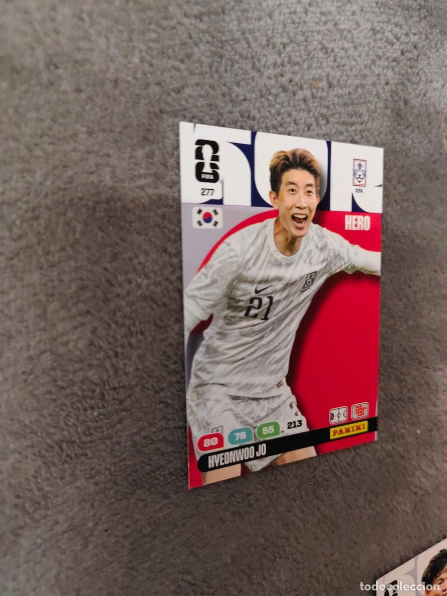 Cromos de F&uacute;tbol: 277 WORLD CUP 2026 HYEON-WOO JO COREA DEL SUR HERO ADRENALYN MUNDIAL PANINI 26