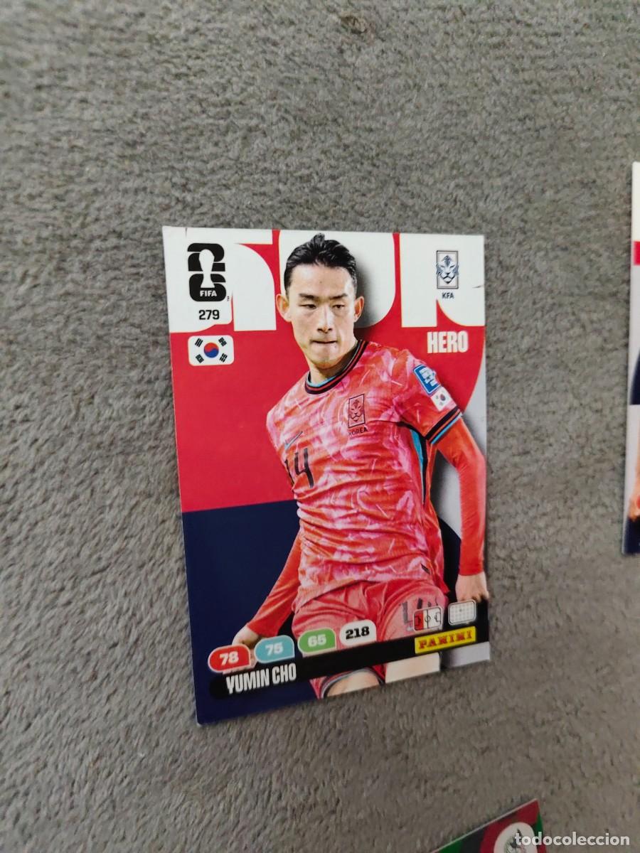 Cromos de F&uacute;tbol: 279 WORLD CUP 2026 YU-MIN CHO COREA DEL SUR HERO ADRENALYN MUNDIAL PANINI 26