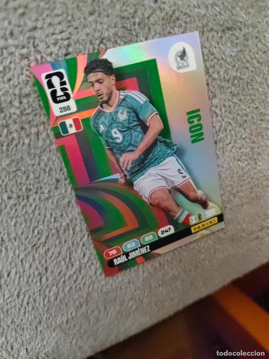 Cromos de F&uacute;tbol: 288 WORLD CUP 2026 RA&Uacute;L JIM&Eacute;NEZ MEXICO ICON ADRENALYN MUNDIAL PANINI 26