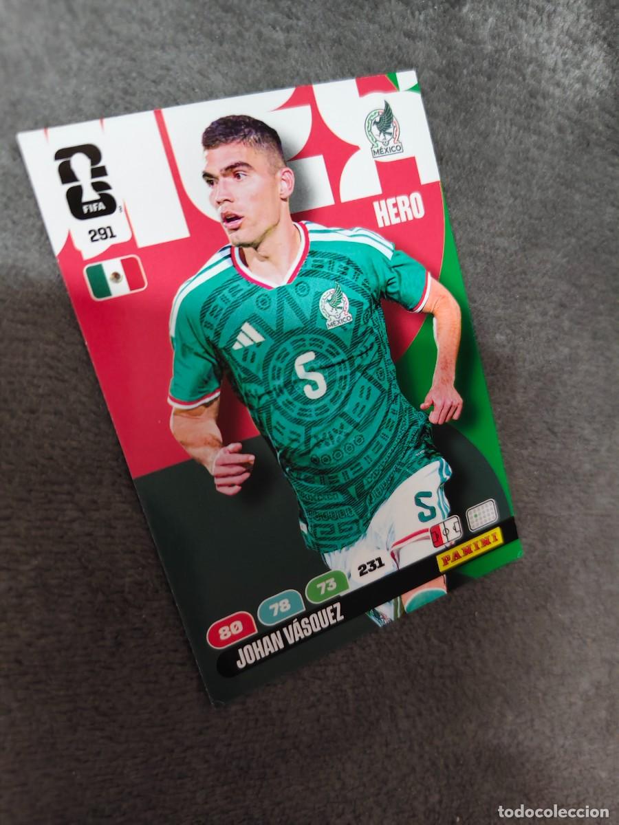 Cromos de F&uacute;tbol: 291 WORLD CUP 2026 JOHAN V&Aacute;SQUEZ MEXICO HERO ADRENALYN MUNDIAL PANINI 26