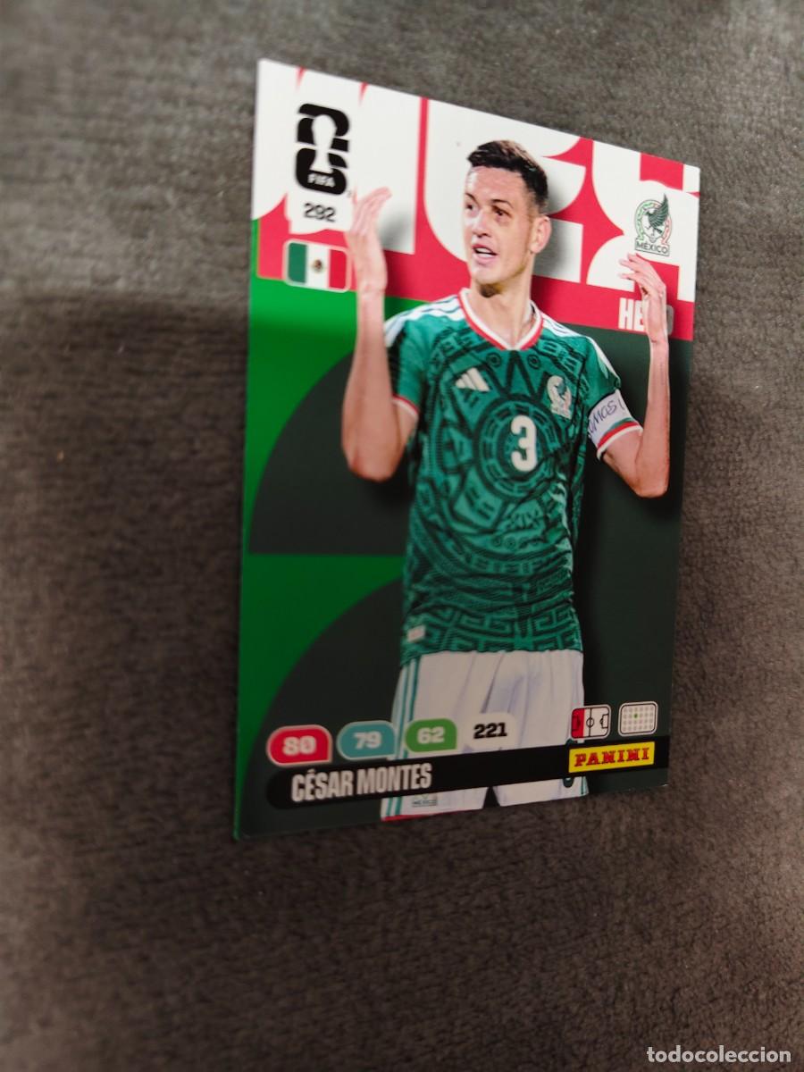 Cromos de F&uacute;tbol: 292 WORLD CUP 2026 C&Eacute;SAR MONTES MEXICO HERO ADRENALYN MUNDIAL PANINI 26
