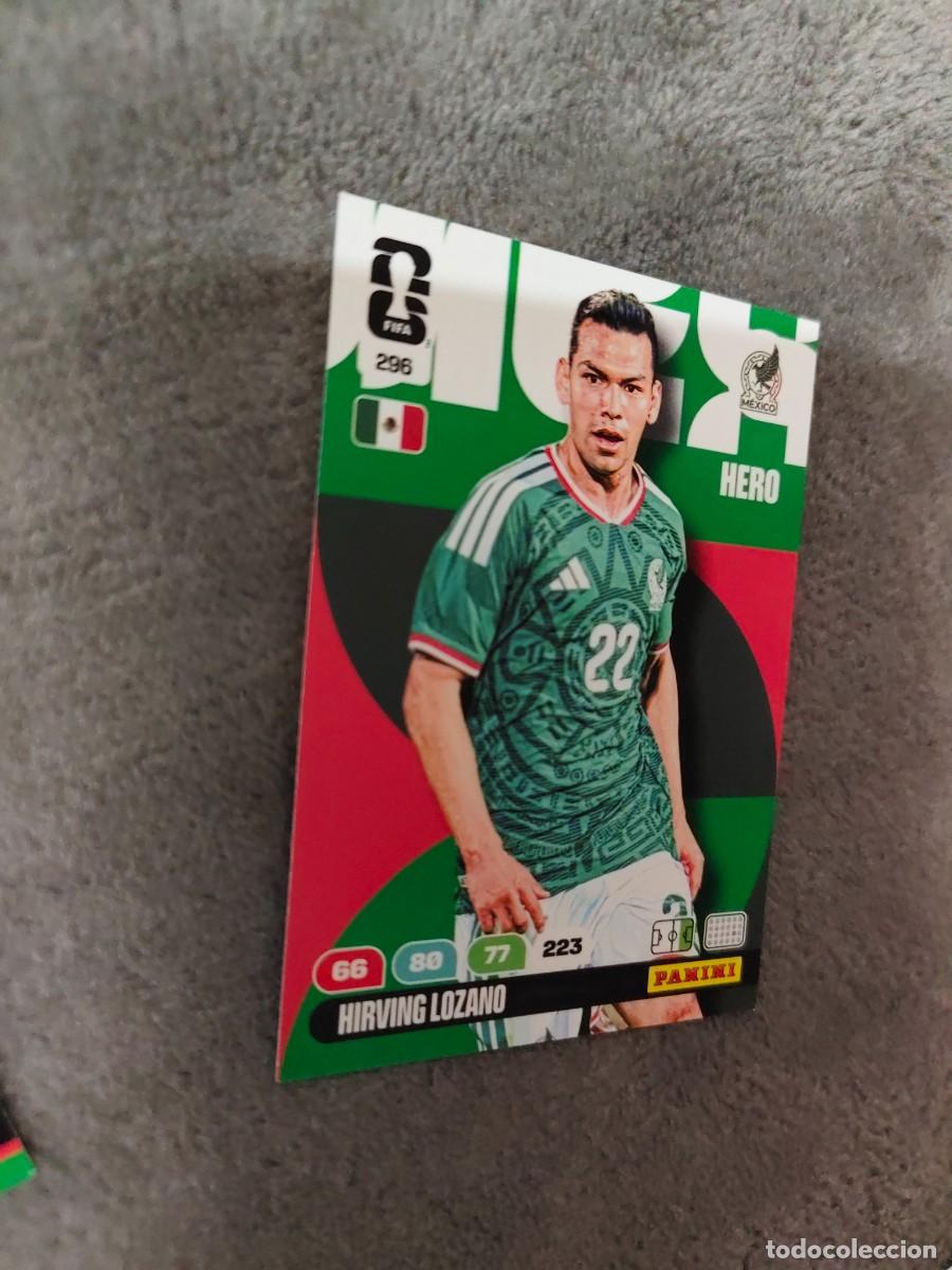 Cromos de F&uacute;tbol: 296 WORLD CUP 2026 HIRVING LOZANO MEXICO HERO ADRENALYN MUNDIAL PANINI 26