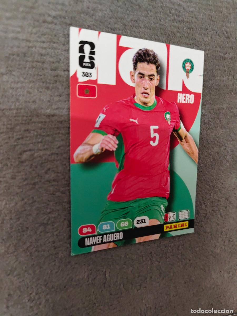 Cromos de F&uacute;tbol: 303 WORLD CUP 2026 NAYEF AGUERD MARRUECOS HERO ADRENALYN MUNDIAL PANINI 26