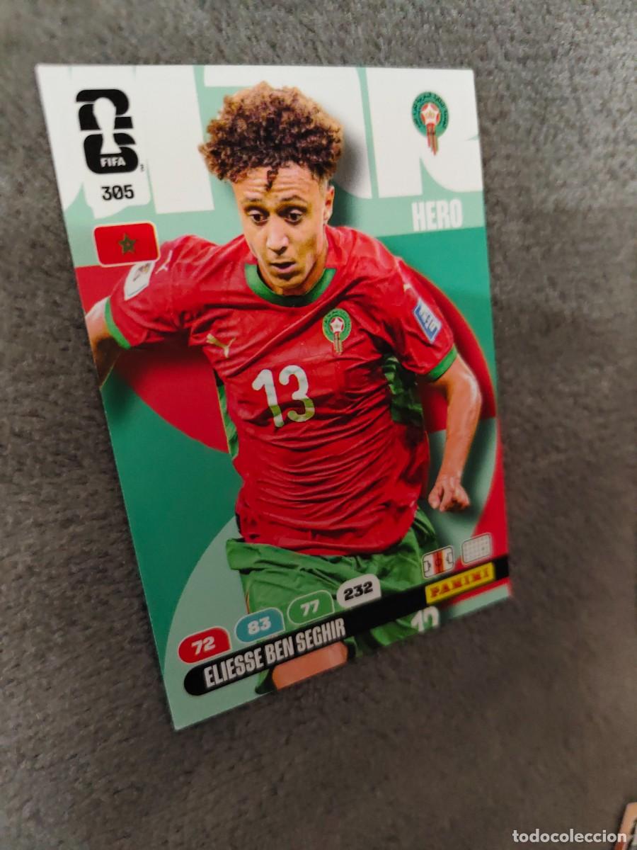 Cromos de F&uacute;tbol: 305 WORLD CUP 2026 ELIESSE BEN SEGHIR MARRUECOS HERO ADRENALYN MUNDIAL PANINI 26