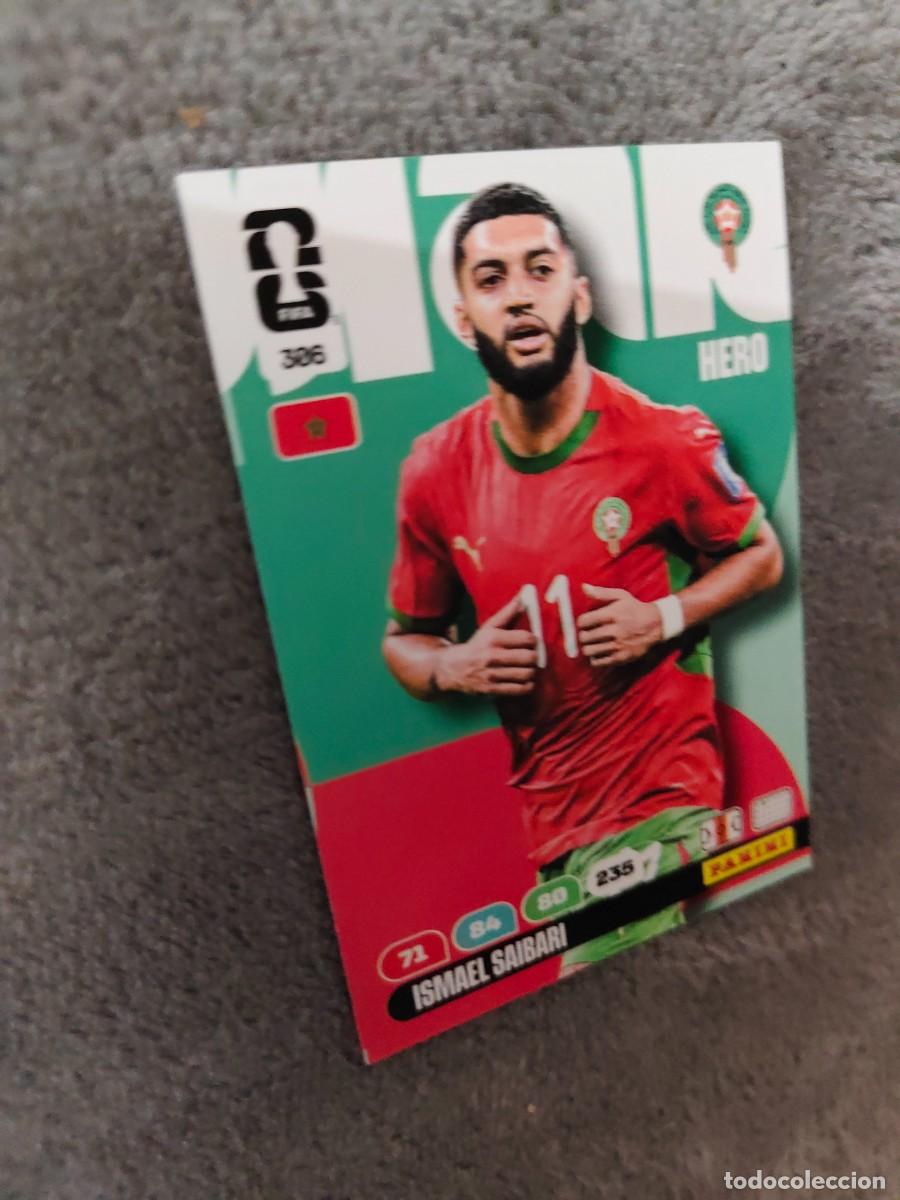 Cromos de F&uacute;tbol: 306 WORLD CUP 2026 ISMAEL SAIBARI MARRUECOS HERO ADRENALYN MUNDIAL PANINI 26