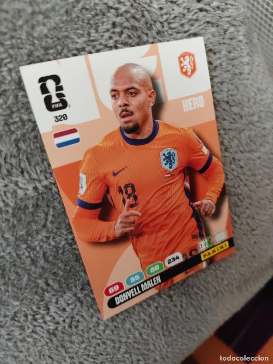 Football Stickers: 320 WORLD CUP 2026 DONYELL MALEN HOLANDA HERO ADRENALYN MUNDIAL PANINI 26