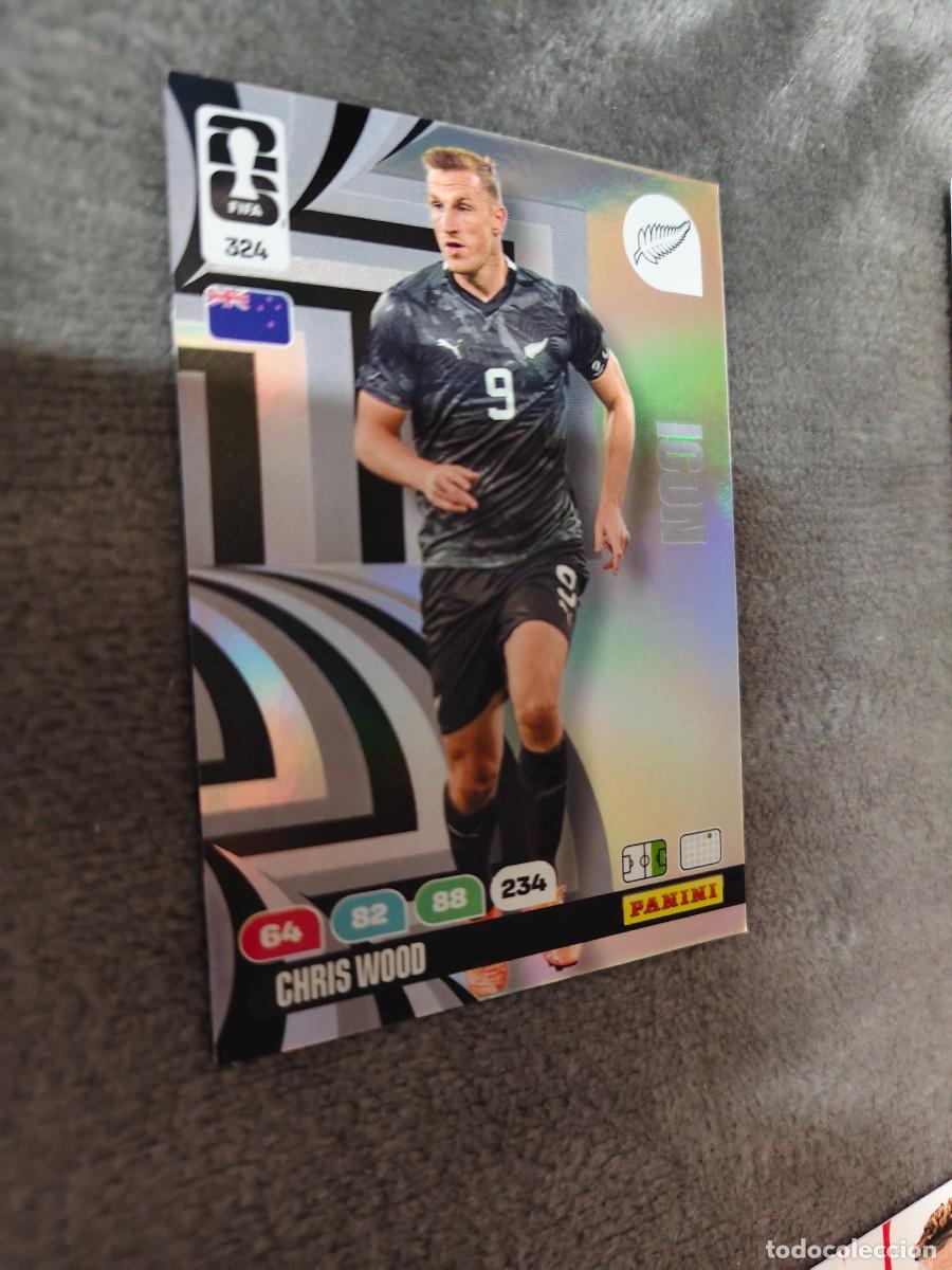 Cromos de F&uacute;tbol: 324 WORLD CUP 2026 CHRIS WOOD NUEVA ZELANDA ICON ADRENALYN MUNDIAL PANINI 26