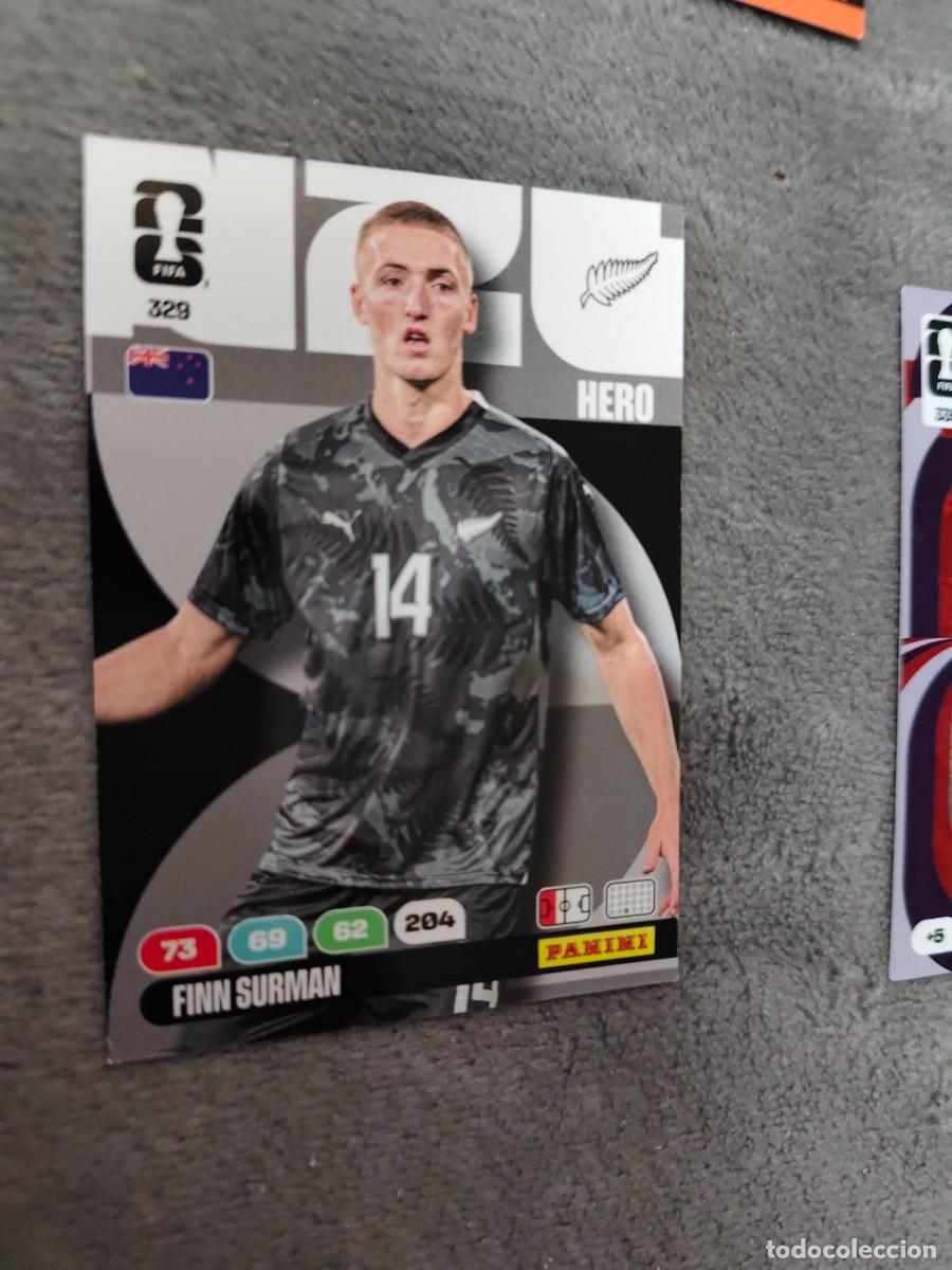 Cromos de F&uacute;tbol: 329 WORLD CUP 2026 FINN SURMAN NUEVA ZELANDA HERO ADRENALYN MUNDIAL PANINI 26