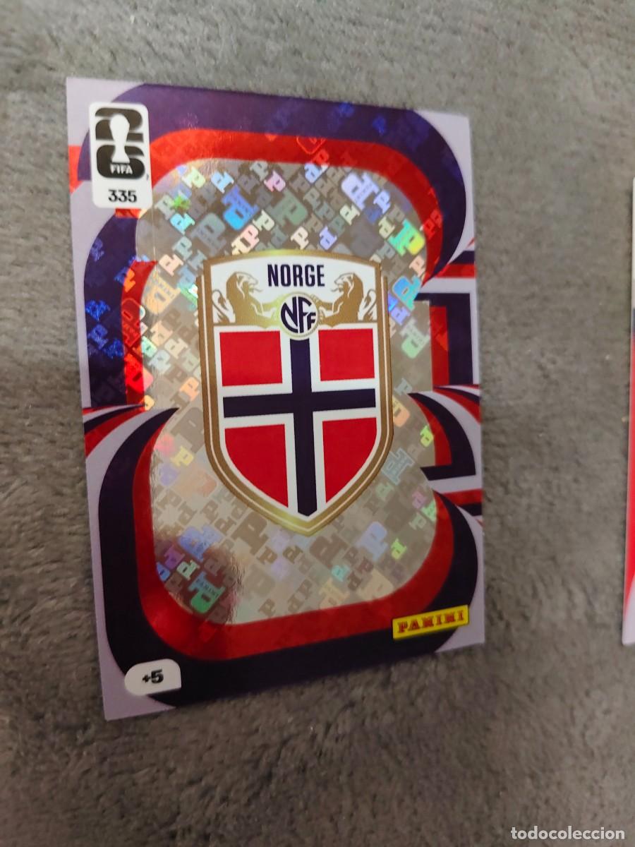 Cromos de F&uacute;tbol: 335 WORLD CUP 2026 TEAM CREST NORUEGA ESCUDO ADRENALYN MUNDIAL PANINI 26