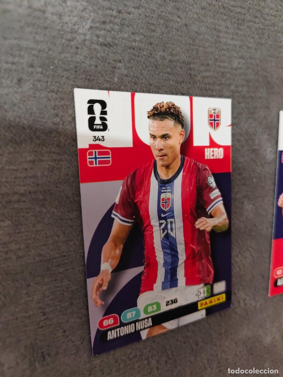 Cromos de F&uacute;tbol: 343 WORLD CUP 2026 ANTONIO NUSA NORUEGA HERO ADRENALYN MUNDIAL PANINI 26