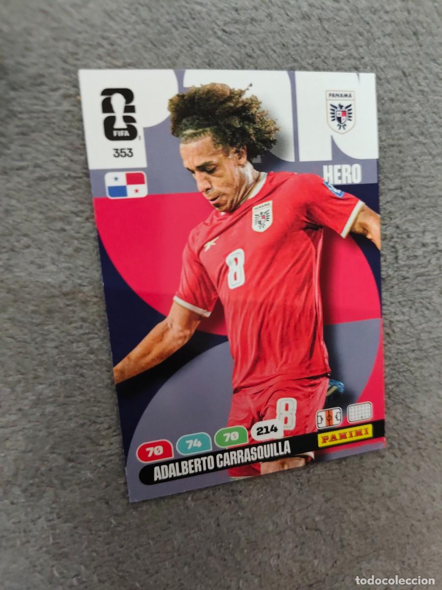 Cromos de F&uacute;tbol: 353 WORLD CUP 2026 ADALBERTO CARRASQUILLA PANAMA HERO ADRENALYN MUNDIAL PANINI 26