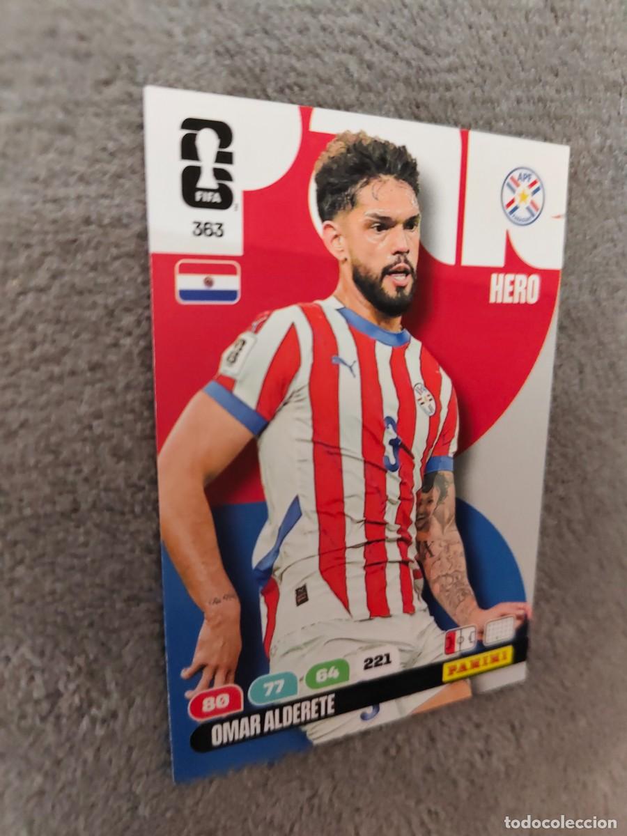 Cromos de F&uacute;tbol: 363 WORLD CUP 2026 OMAR ALDERETE PARAGUAY HERO ADRENALYN MUNDIAL PANINI 26