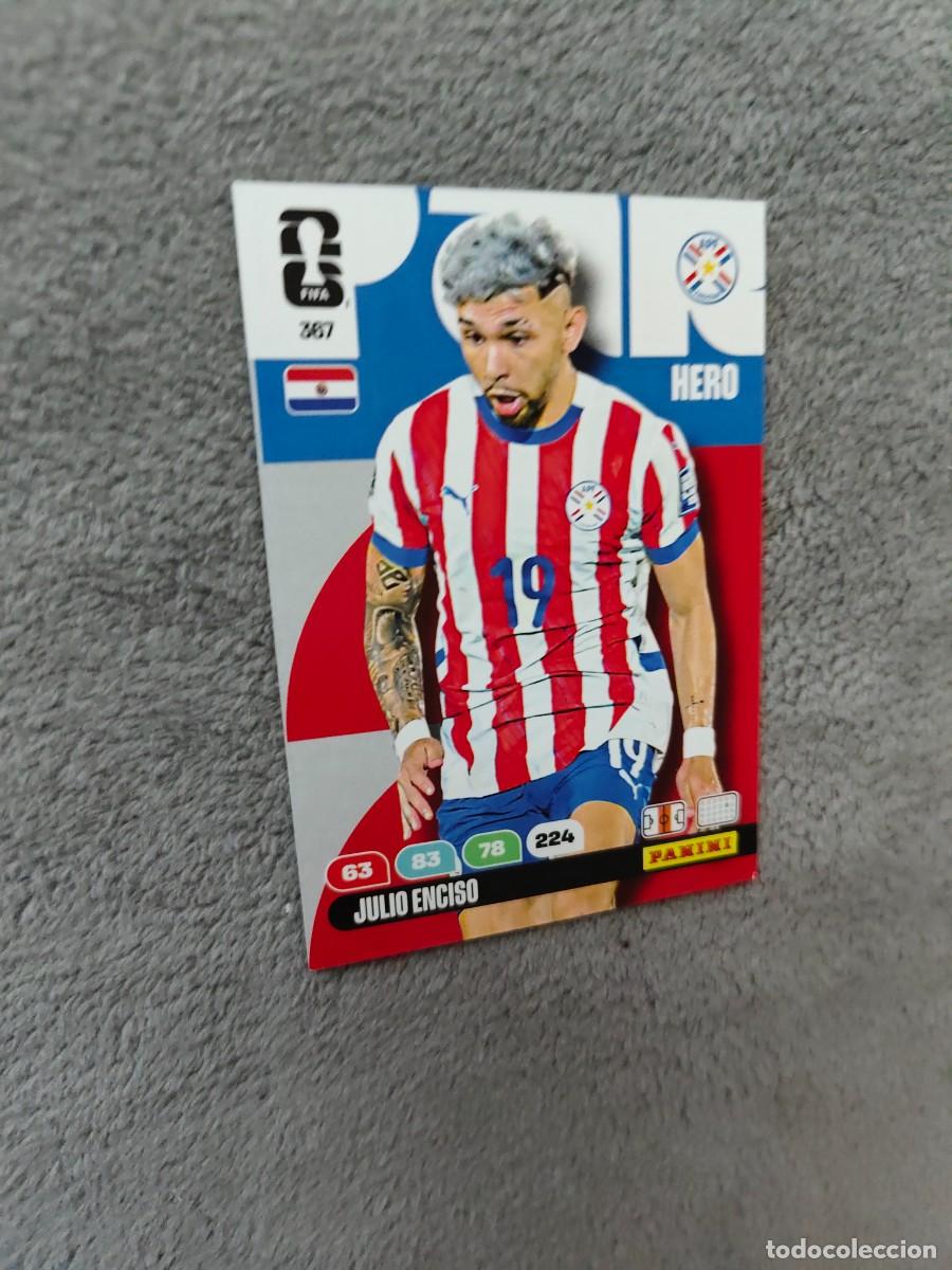 Cromos de F&uacute;tbol: 367 WORLD CUP 2026 JULIO ENCISO PARAGUAY HERO ADRENALYN MUNDIAL PANINI 26