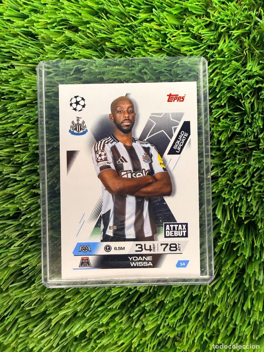 Cromos de F&uacute;tbol: N&ordm; 14 Yoane Wissa Squad Update Newcastle United Match Attax Extra 25 26