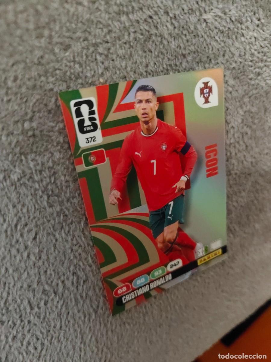 Cromos de F&uacute;tbol: 372 WORLD CUP 2026 CRISTIANO RONALDO PORTUGAL ICON ADRENALYN MUNDIAL PANINI 26