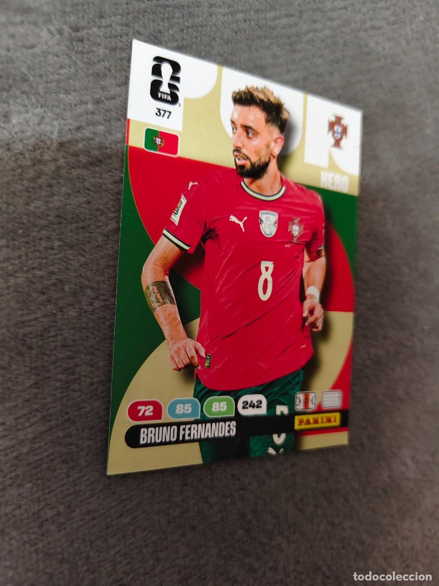 Cromos de F&uacute;tbol: 377 WORLD CUP 2026 BRUNO FERNANDES PORTUGAL HERO ADRENALYN MUNDIAL PANINI 26